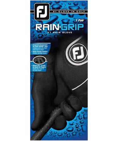 FootJoy Women's RainGrip Golf Gloves - Black Medium Pair - Buy Online on GoSupps.com