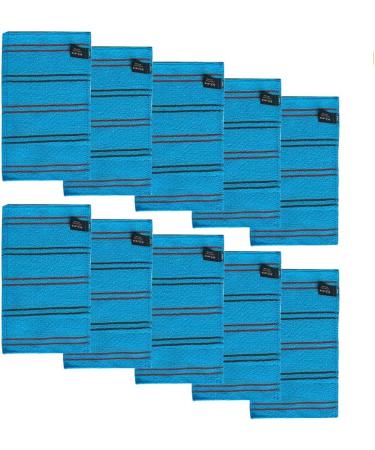 Buy Songwol Korean Exfoliating Mitt - Blue Body Scrub Washcloth | Large 10 Pcs - International Shipping - Buy Online on GoSupps.com