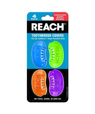 Reach Toothbrush Cover, 4 Count - Buy Online on GoSupps.com