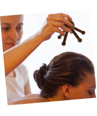 Buy Gleavi 2 STK Wood Claw Massage Device - Five Claws Scratchy Brush Head Massager for Ultimate Relaxation - International Shipping Available - Buy Online on GoSupps.com