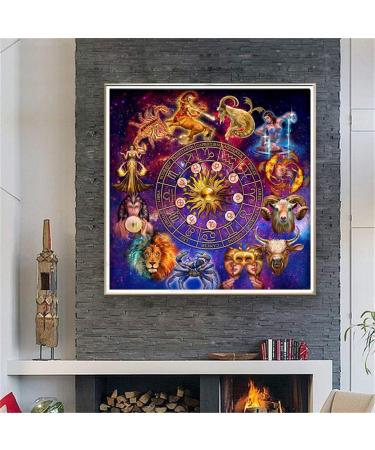 Constellation Aquarius Diamond Painting Kit - DIY Full Drill Zodiac Sign Embroidery Mosaic for Home Decor and Gifts - Buy Online on GoSupps.com