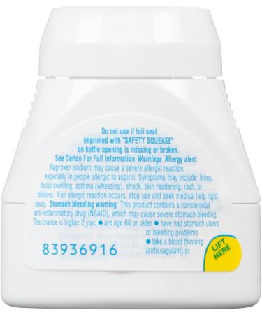 Aleve Tablets 220mg (NSAID) Pain Reliever/Fever Reducer - 24 Count Blue - Buy Online on GoSupps.com