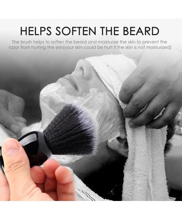 NIKTULE Razor Brush for Men - Portable Beard Brush & Facial Cleaning Tool for Shaving Foam | Premium Beauty Essentials - Buy Online on GoSupps.com