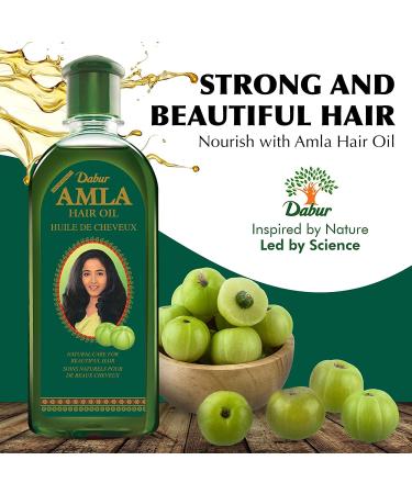 Dabur Natural Amla Hair Oil 180ml - Healthy Hair & Hydrated Scalp | Vital Indian Hair Oil for Men & Women - Shop Now - Buy Online on GoSupps.com