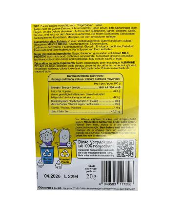 Buy G nthart BackDecor 28-Piece Edible Sugar Eyes with Eyelashes - Perfect for Cake Decorating & Party Treats - International Shipping Available - Buy Online on GoSupps.com