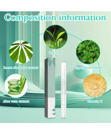 TECHEEL Nail Pen Cuticle Oil Pen Nail Nutrition Oil Pen Nail Care Nail Treatment Pen Nail Care Pen for Repairing Cracked and Dry Nails - Buy Online on GoSupps.com