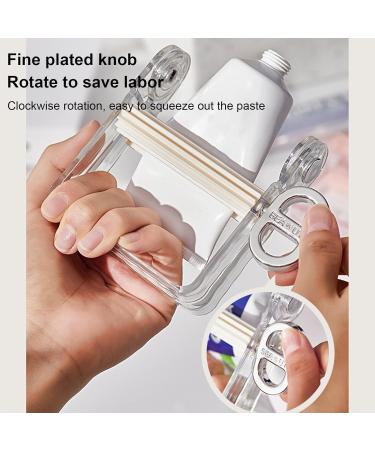 Tube Squeezer Tool No Drilling Toothpaste Squeezer Rolling Tube Squeezer and Tube Squeezer Tool Accessories for Toothpaste Hand Cream White - Buy Online on GoSupps.com