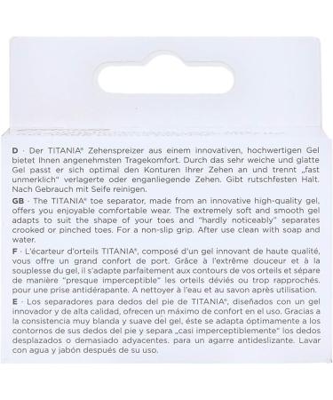 Buy Gel Titania Toe Spreader - Comfort & Relief for Happy Feet | International Shipping - Buy Online on GoSupps.com