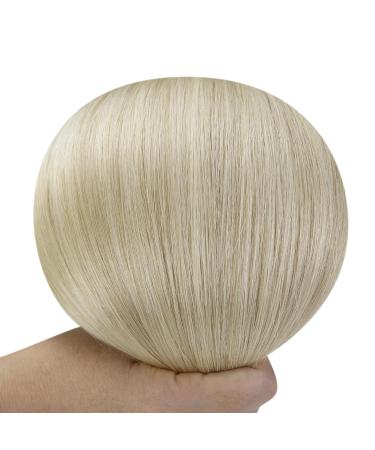 Youngsee 40cm Clip-In Ombre Hair Extensions | Real Remy Hair | Dark Ash Blond & Platinum Blonde | 120g 7PCs - Buy Online on GoSupps.com