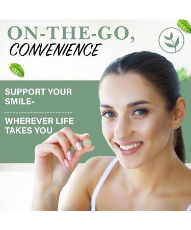 Living Well with Dr. Michelle RE-Mints Remineralizing Breath Lozenge with Hydroxyapatite + Xylitol Fluoride-Free Dentist-Developed Enamel Support Clean Ingredients 30 Count - Buy Online on GoSupps.com