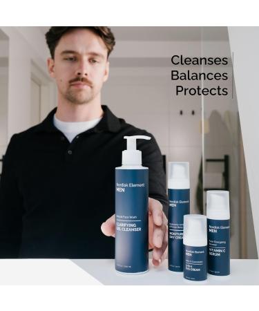 Nordisk Element Men s Face Wash Clarifying Gel Cleanser with Plum Extract | Daily Gentle Vegan Facial Wash for All Skin Types Hydrating Non-Stripping Sulfate-Free pH Balanced 6.76 Fl Oz - Buy Online on GoSupps.com