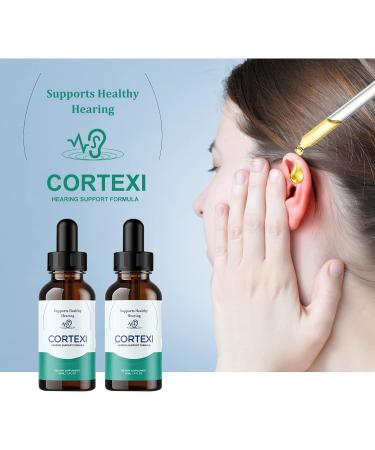 YEGE Cortexi Hearing Support Drops - Promotes Auditory Clarity & Eardrum Health - 2 Pack (2.0 Fl Oz) - Buy Online on GoSupps.com