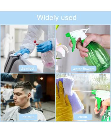 Diompirux 3 Pack 500ml Transparent Spray Bottles - Multifunctional Plastic Atomizer for Garden Hairdresser & Car Care - Buy Online on GoSupps.com