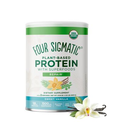 Four Sigmatic Plant-Based Protein with Superfoods Sweet Vanilla 1.32 lbs (600 g)