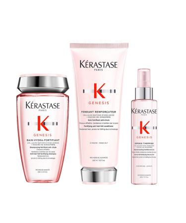 K rastase Strengthening routine against hair loss Set with Shampoo and Serum Nourishes & Strengthens For weakened hair Genesis