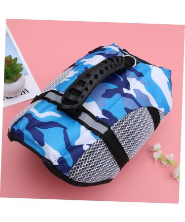 POPETPOP life preserver ring life vests life jackets Dog Preserver puppy life pet clothing S Blue - Buy Online on GoSupps.com