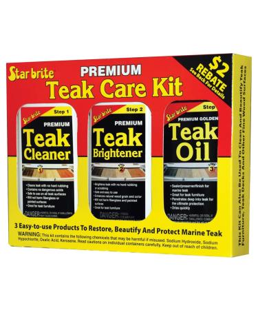 Star Brite Teak Care Kit, 16 Ounce - Buy Online on GoSupps.com
