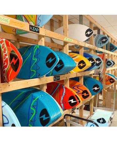 Zap Skimboards Classic Series Wedge Medium Skimboard 45 - Assorted Colors - E-Glass Wrap - Polyester Resin - TuffCoat Gloss Finish - Buy Online on GoSupps.com
