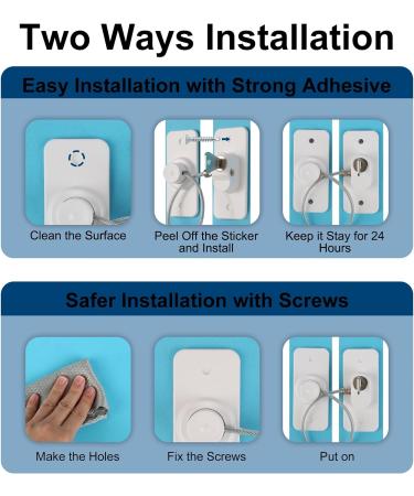 Window Safety Locks 2PCS Child Security Premium Wire Catch Lock Set No Punching UPVC Self Adhesive Window Restrictor-Locks with Keys for Protect Children Kids Baby Home Schools Doors Windows Cupboard Style2 - Buy Online on GoSupps.com