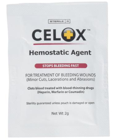 CELOX Granular Hemostat Blood-Clotting Crystals 3 Count