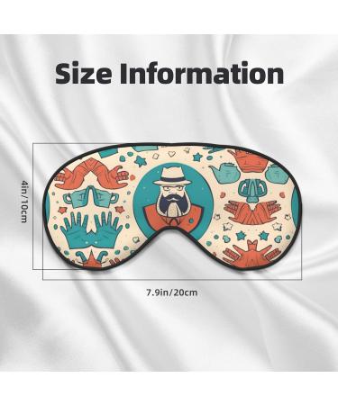 Handcrafted Father's Day Soft Sleep Eye Mask | Breathable Travel Eye Patch for Women - Perfect Relaxation Gift - Buy Online on GoSupps.com
