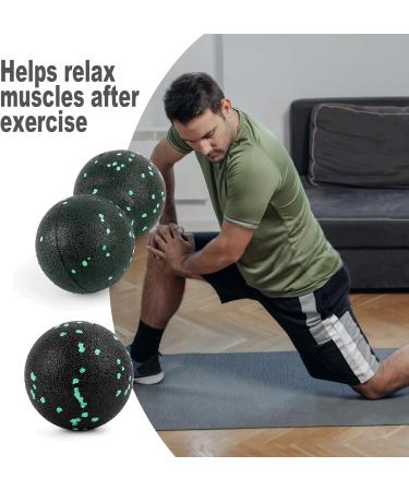 Fascia Ball Set with Massage Ball & Foam Roller - Pain Relief for Plantar Fasciitis & Spinal Acupressure - Buy Online on GoSupps.com