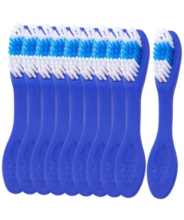 Gatuida 10 st prison toothbrush toothbrush toothbrush with thumbsprint travel toothbrush prison toothbrush portable toothbrushes short handle little toothbrush