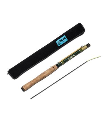 REYR Gear - Tiny Cast Tenkara Rod, Ultralight Fishing Rod with Built-in Line Keepers, Telescopic Travel Rod for Smaller Waters, Portable Fly Fishing Kit for Backpacking Trips