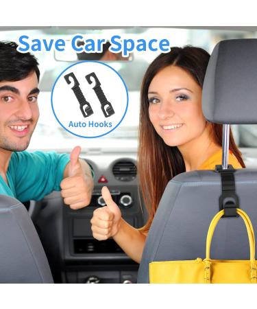 Vaktop Car Seat Organiser: Back Seat Protector with Auto Hooks - Car Accessories for Kids - 23x17in - Buy Online on GoSupps.com
