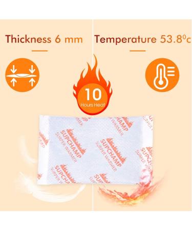 Supchamp Hand Warmers - 12 or 24 Pack Air Activated 10-Hour Pocket Warmers for Ultimate Comfort - Buy Online on GoSupps.com