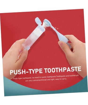 Gleavi Toothbrush Set | 5-Pack Brisk Toothbrushes for Braces & Prosthesis | Travel-Friendly Dental Brushes - Blue - Buy Online on GoSupps.com