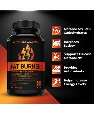 Thermogenic Fat Burner Formulated To Metabolize Carbohydrates & Fats - Appetite Suppressant That Helps To Increase Satiety - Weight Loss Pills for Women & Men - Bloating Relief - Keto-Friendly - 60 Diet Pills / Capsules 60 count (Pack of 1) - Buy Online on GoSupps.com