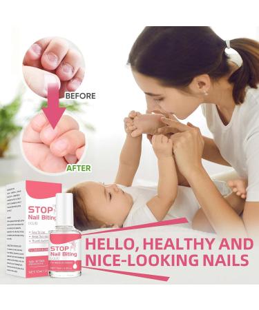 Bitter Nail Polish 0.5fl Oz Anti Nail Biting Polish Stop Biting Nails Clear Nail Varnish Thumb Sucking Stop Nail Biting Prevention Food Grade Safe Ingredients Easy Application - Buy Online on GoSupps.com