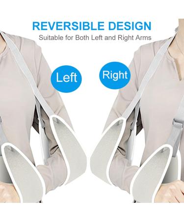 Farmigood Arm Sling - Adjustable Shoulder Support for Joint Dislocation & Fractures - Gray Green (M) - Buy Online on GoSupps.com