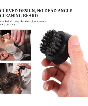 Fomiyes Wild Boar Bristle Hairbrush for Men | Taschbart Brush | Walnut Style Beard & Hair Care | 5.5x5.5cm - Perfect for Clean Styles - Buy Online on GoSupps.com