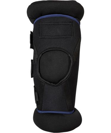 Back on Track Royal Ankle Guard Deluxe Supportive Ankle Brace in Black & Blue (S Size) - Buy Online on GoSupps.com