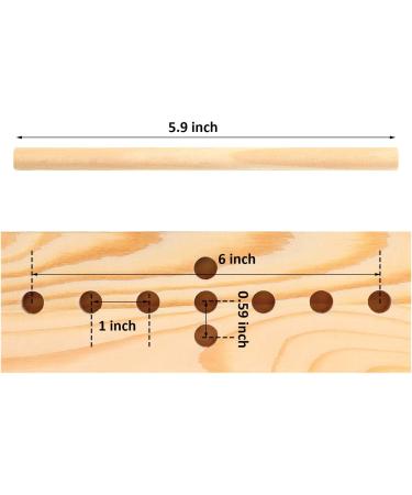 Wooden Bow Maker Tool with U-Shaped Scissors for Halloween & Christmas Decorations - DIY Crafts, Hair Bows, Corsages, Holiday Wreaths - Buy Online on GoSupps.com