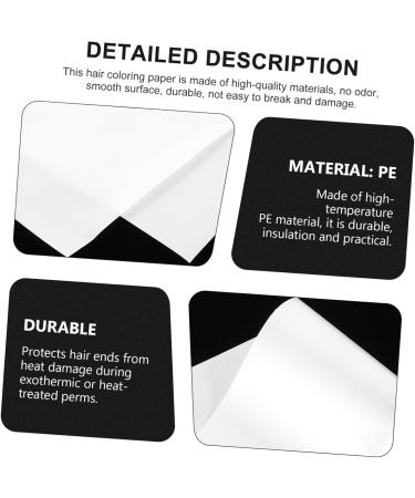 DOITOOL 100 Sheets Hair Dye Release Paper Salon Hair Dye Paper Hair Strips Perm Paper Hair Bleach Clear Handbag T Tool Hair Foils Tools Mesh Barber Shop Tool Hat or Hairdressing Tool White - Buy Online on GoSupps.com