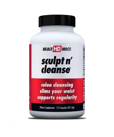 HEALTH DIRECT Sculpt n' Cleanse 175ct: Colon Cleanse Detox Weight Loss & Increased Energy Supplement | Vegan | Non GMO 175 Count (Pack of 1)