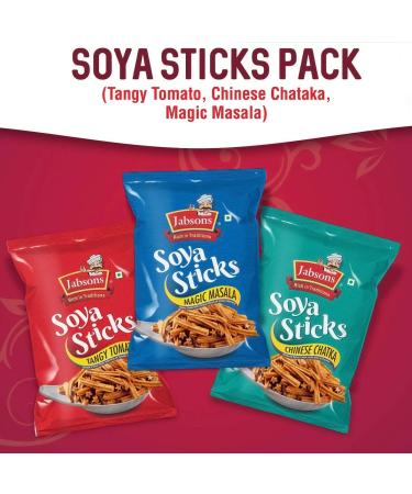 Jabsons Soya Sticks 540g (3 PACK, Variety MIX) - Buy Online on GoSupps.com