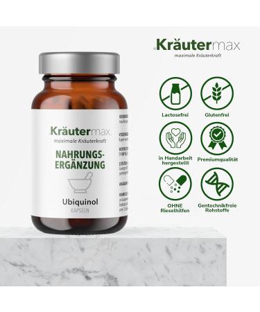 Shop Herbmax Ubiquinol 100mg Capsules | Pure Coenzyme Q10 | Additive-Free | 60 Count for Optimal Health - Buy Online on GoSupps.com