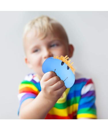 Relaxdays 9 cm Squishy Ball - Funny Grimace Anti-Stress Ball for Kids & Adults | Kneadable & Colorful - Buy Online on GoSupps.com