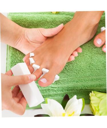White Nail Buffer Block 4 Sided Nail File Sanding Block Buffing Blocks Nail Art Tips Tool Fingernail Manicure Pedicure Kit For Salon Or Home Use - Buy Online on GoSupps.com