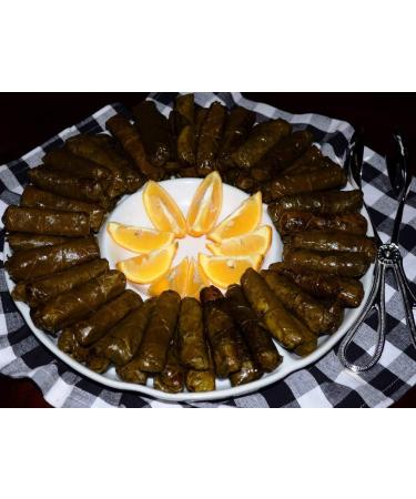 Hand-Picked Greek Vine Leaves - Soultanina Variety for Dolmades | 550gr Drained Weight (110 Leaves) - Buy Online on GoSupps.com