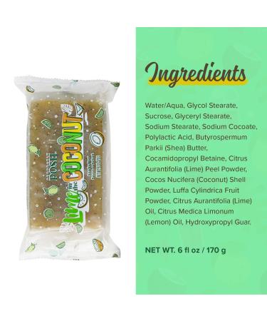 Perfectly Posh Lime in the Coconut Snarky Bar - Luxurious Exfoliating Soap - Buy Online on GoSupps.com