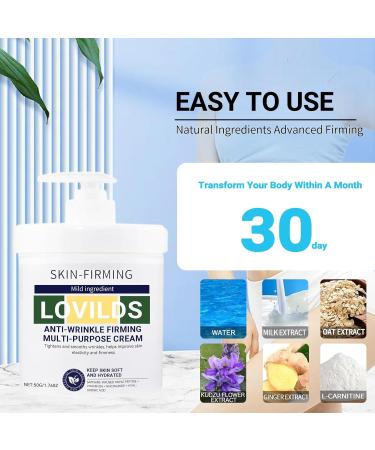 AEEHFENG Lovilds Skin Tightener Advanced Firming & Wrinkle-Reducing Cream Lovilds Skin Firming Rejuvenating Cream Skin Firming Moisturizing and Anti-Wrinkle for all Skin Types (1 Bottle) - Buy Online on GoSupps.com
