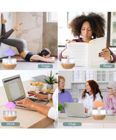 Rain Cloud Humidifier & Essential Oil Diffuser 7 Color USB Night Light Aromatherapy for Relaxation - Buy Online on GoSupps.com