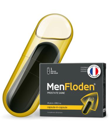 MenFloden – Innovation for a healthy prostate. Powerful triple action liquid formula. Cucurbita pepo, Serenoa repens, Flowens®. 1 capsule per day. Laboratory Tested (Pack of 1)