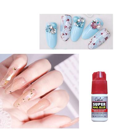 Cala Super Nail Glue Professional Salon Quality | Quick and Strong Nail Liquid Adhesive (6 Bottles) - Buy Online on GoSupps.com