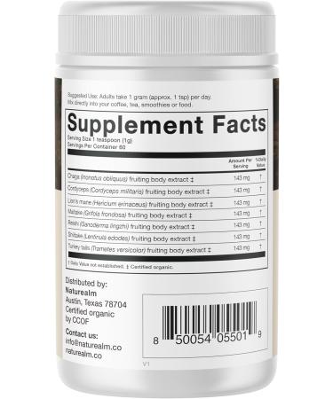 Brain & Focus Bundle Sacred 7 Mushroom Coffee Booster 60 Serving + Organic Lion s Mane Powder 60 Serving | Nootropic Mushroom Supplement for Memory Clarity & Energy | 100% Organic Fruiting Bodies - Buy Online on GoSupps.com